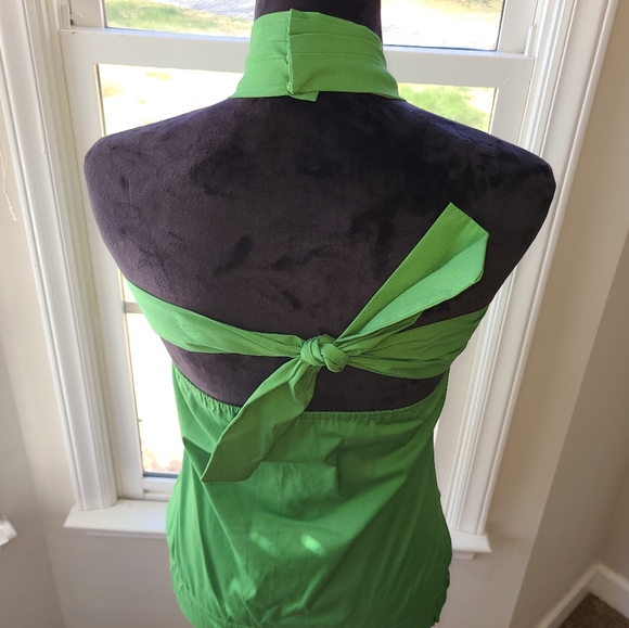 Robert Rodriguez Women Green Sleeveless Halter Top Sz XS EUC - Picture 6 of 12